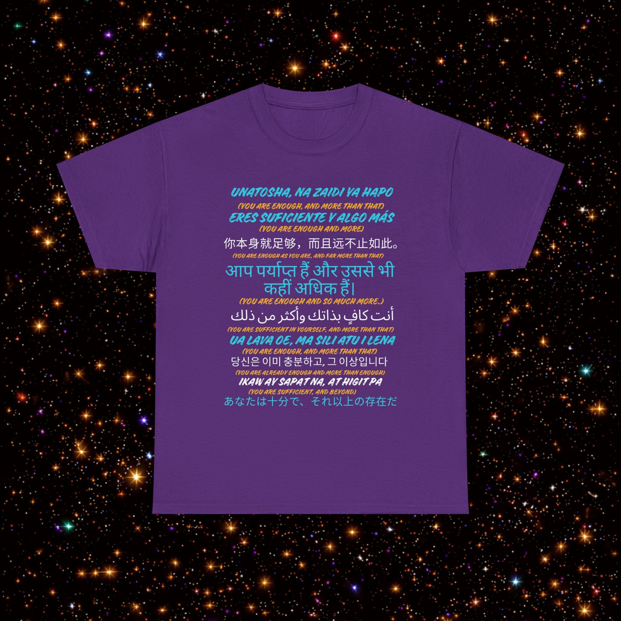 Summit of The Nine - Different Voices, Same Messaage Tee — Inspirational Quote T-Shirt