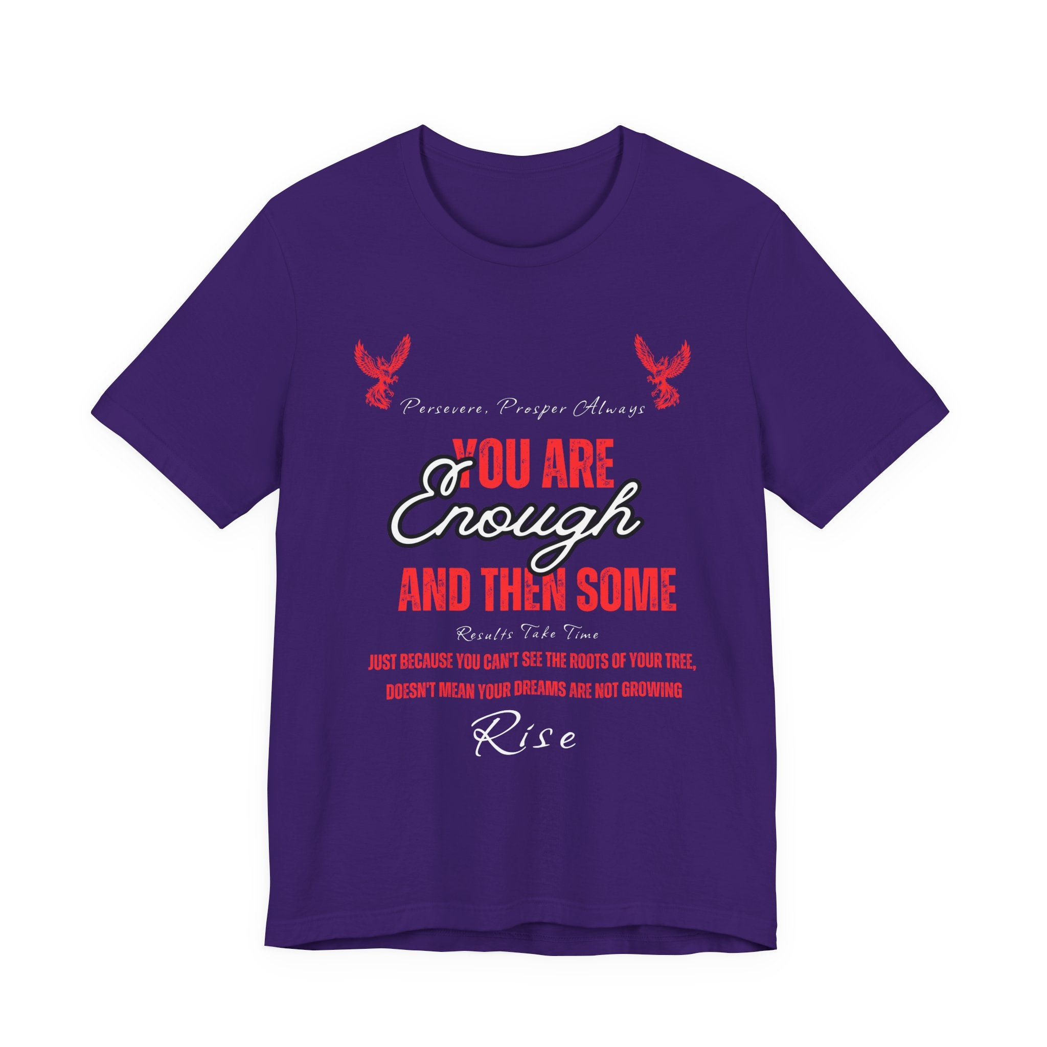 You Are Enough And Then Some T‑Shirt — Inspirational Mental Health Tee with "You Are Enough and Then Some" Quote