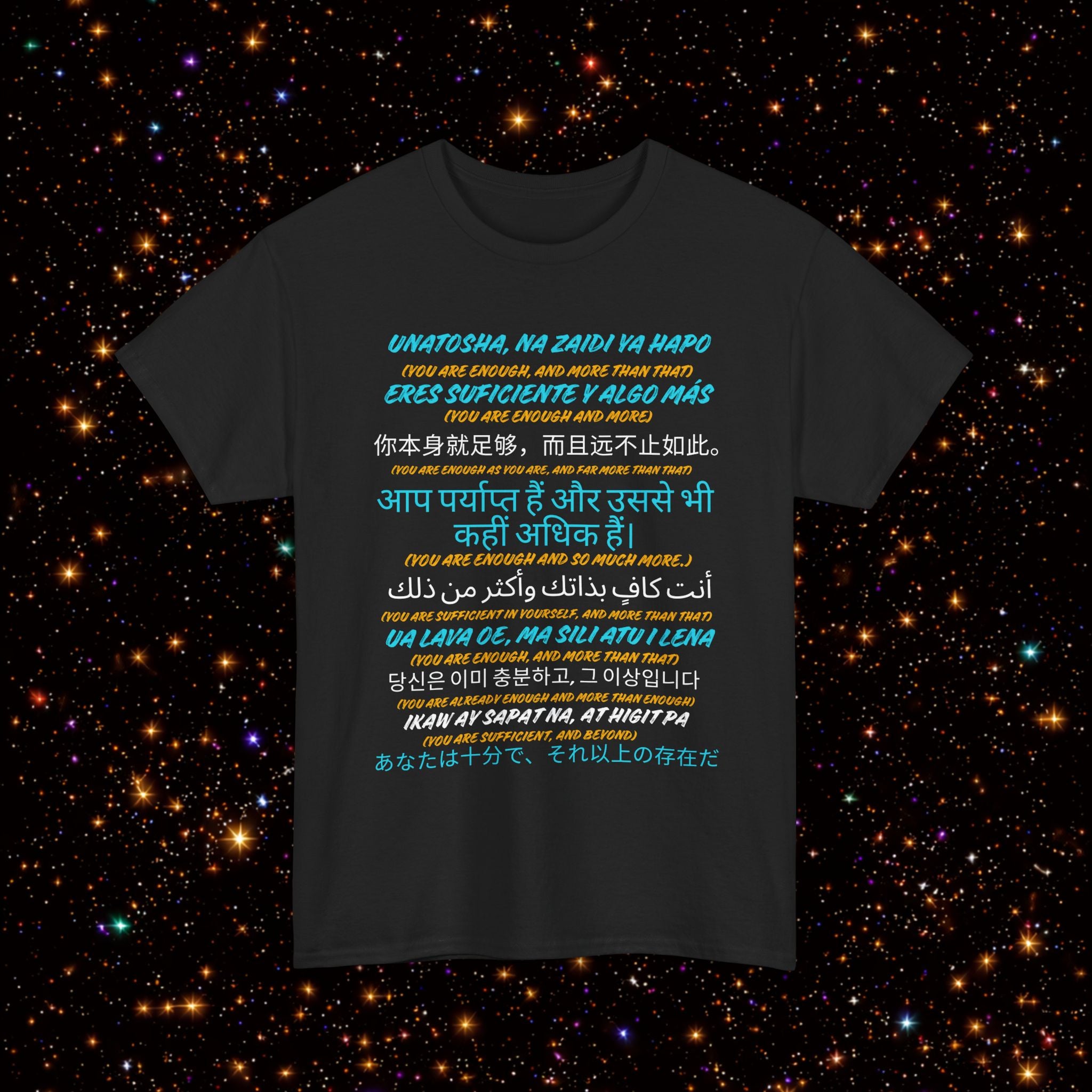 Summit of The Nine - Different Voices, Same Messaage Tee — Inspirational Quote T-Shirt