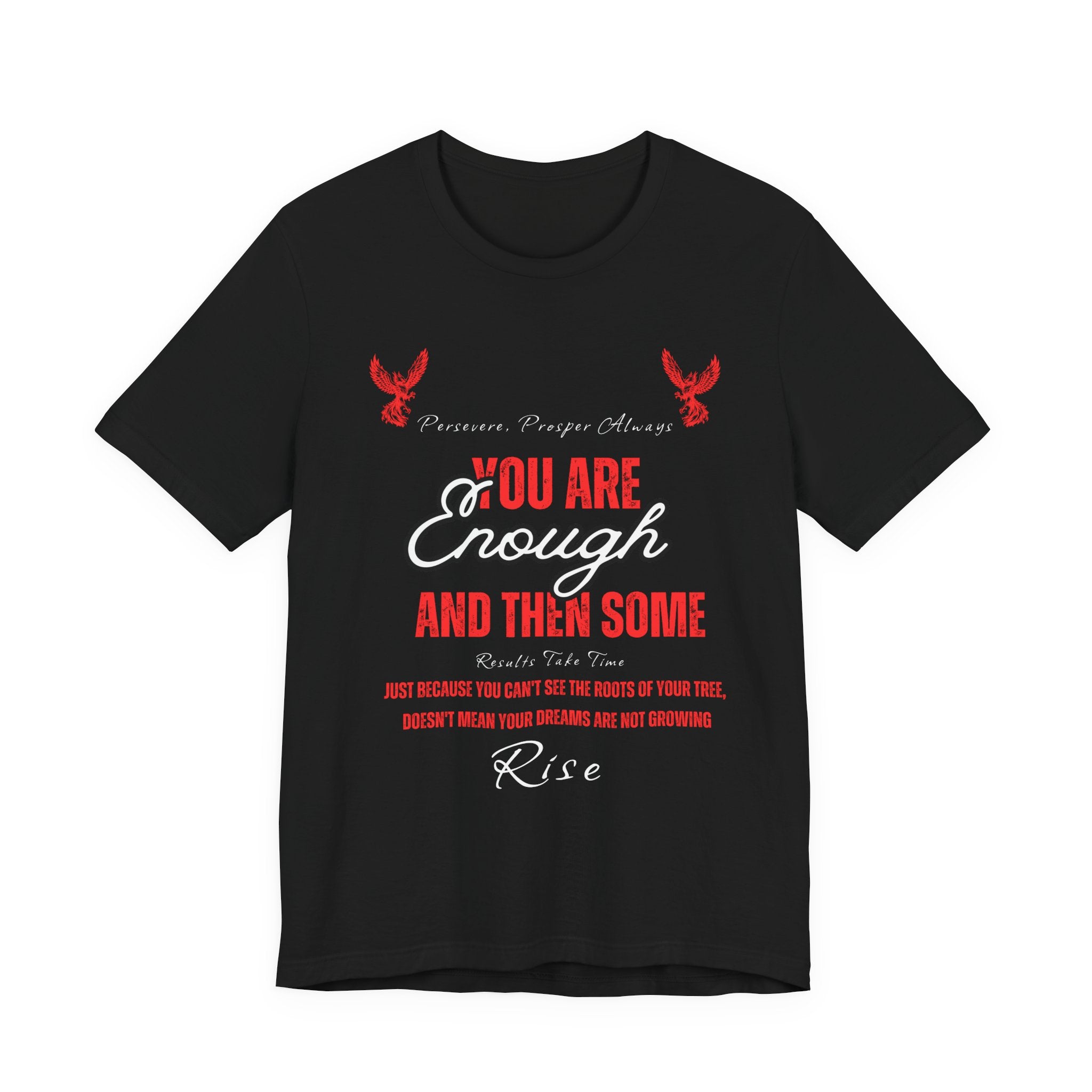 You Are Enough And Then Some T‑Shirt — Inspirational Mental Health Tee with "You Are Enough and Then Some" Quote