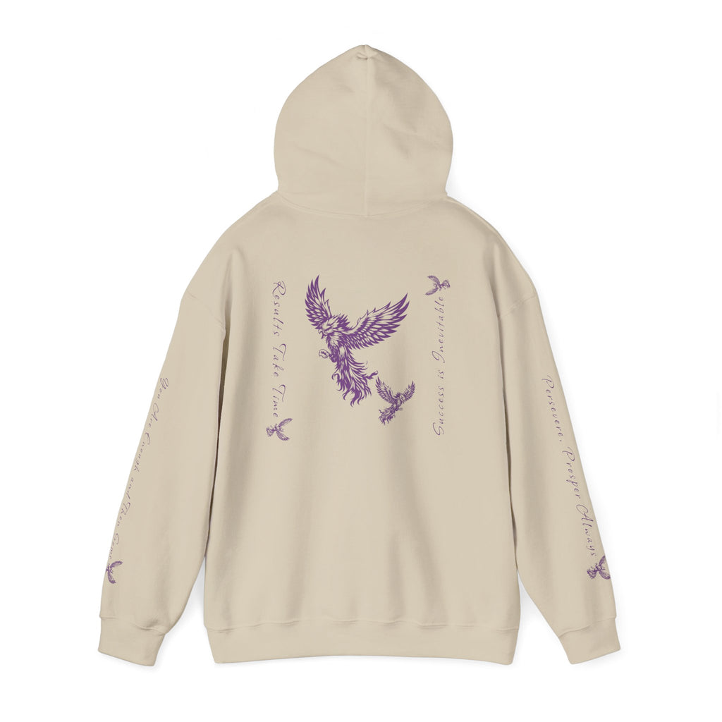 Why Not You? Hoodie — Inspirational Black Pullover with Teal Sleeve Script