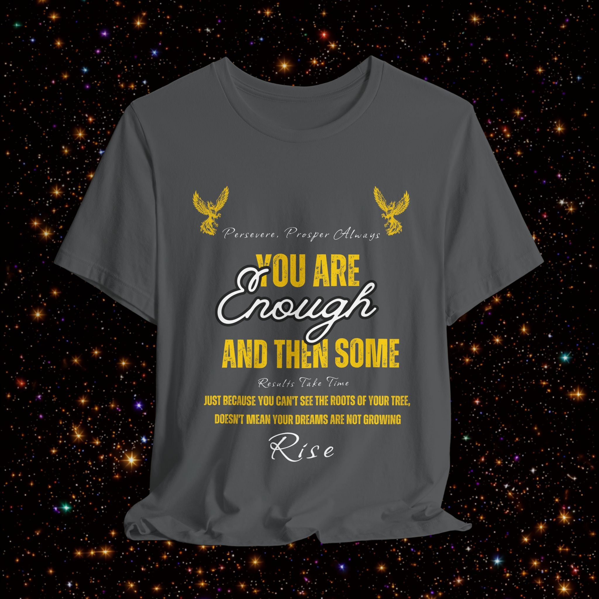 You Are Enough And Then Some T‑Shirt — Inspirational Mental Health Tee with "You Are Enough and Then Some" Quote