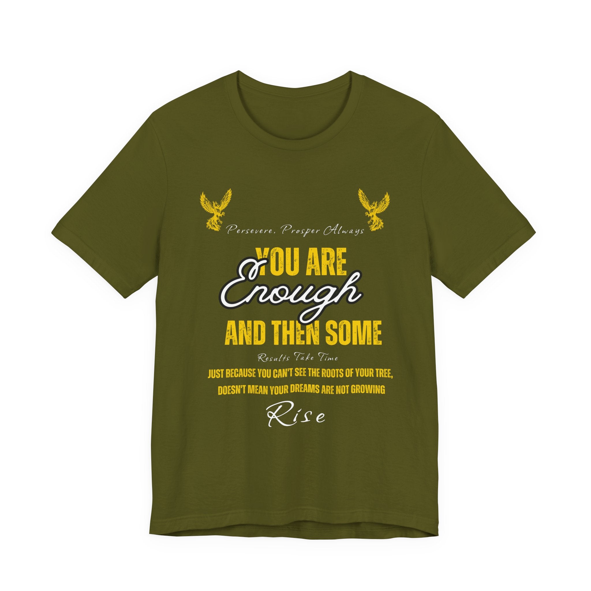 You Are Enough And Then Some T‑Shirt — Inspirational Mental Health Tee with "You Are Enough and Then Some" Quote