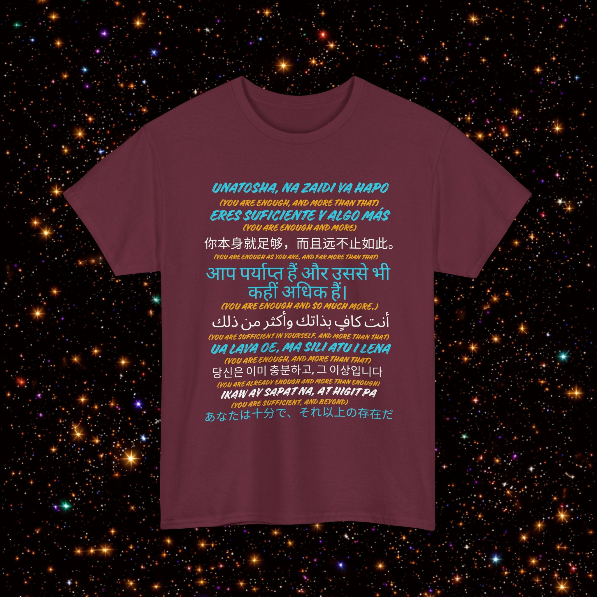 Summit of The Nine - Different Voices, Same Messaage Tee — Inspirational Quote T-Shirt