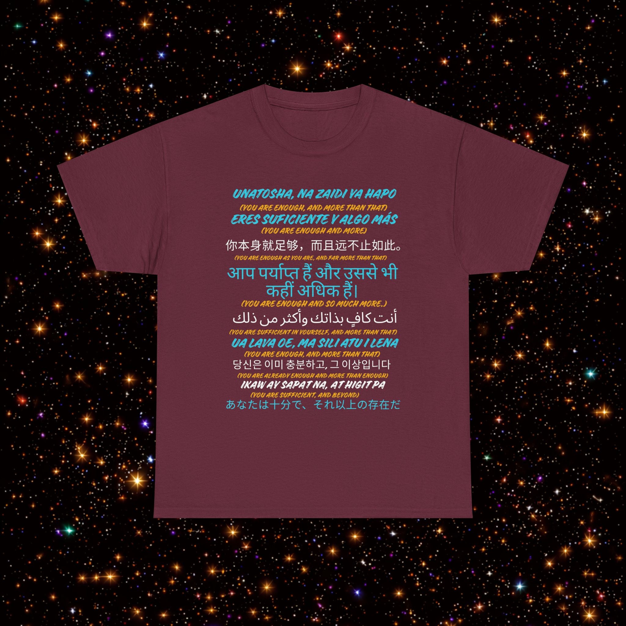 Summit of The Nine - Different Voices, Same Messaage Tee — Inspirational Quote T-Shirt