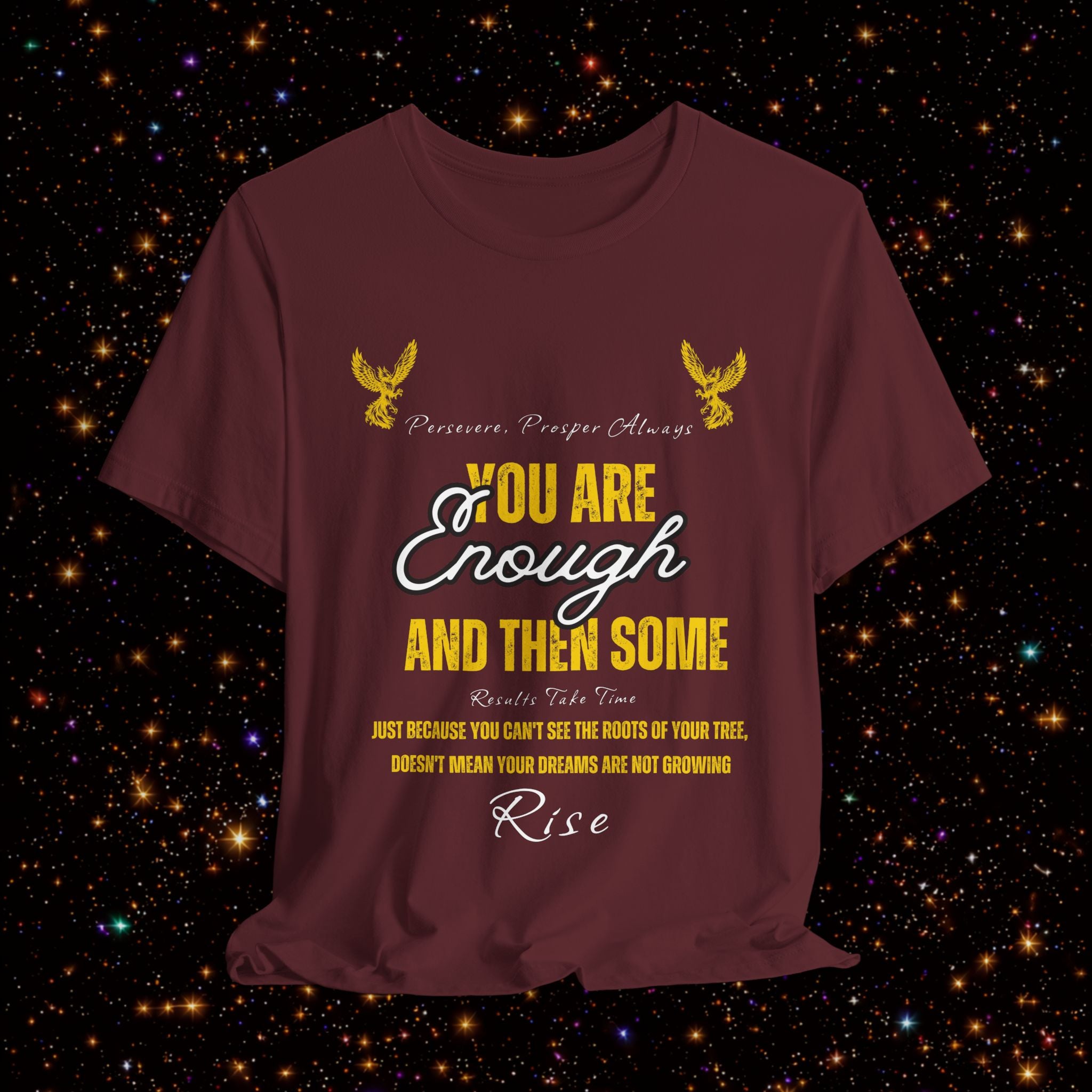 You Are Enough And Then Some T‑Shirt — Inspirational Mental Health Tee with "You Are Enough and Then Some" Quote