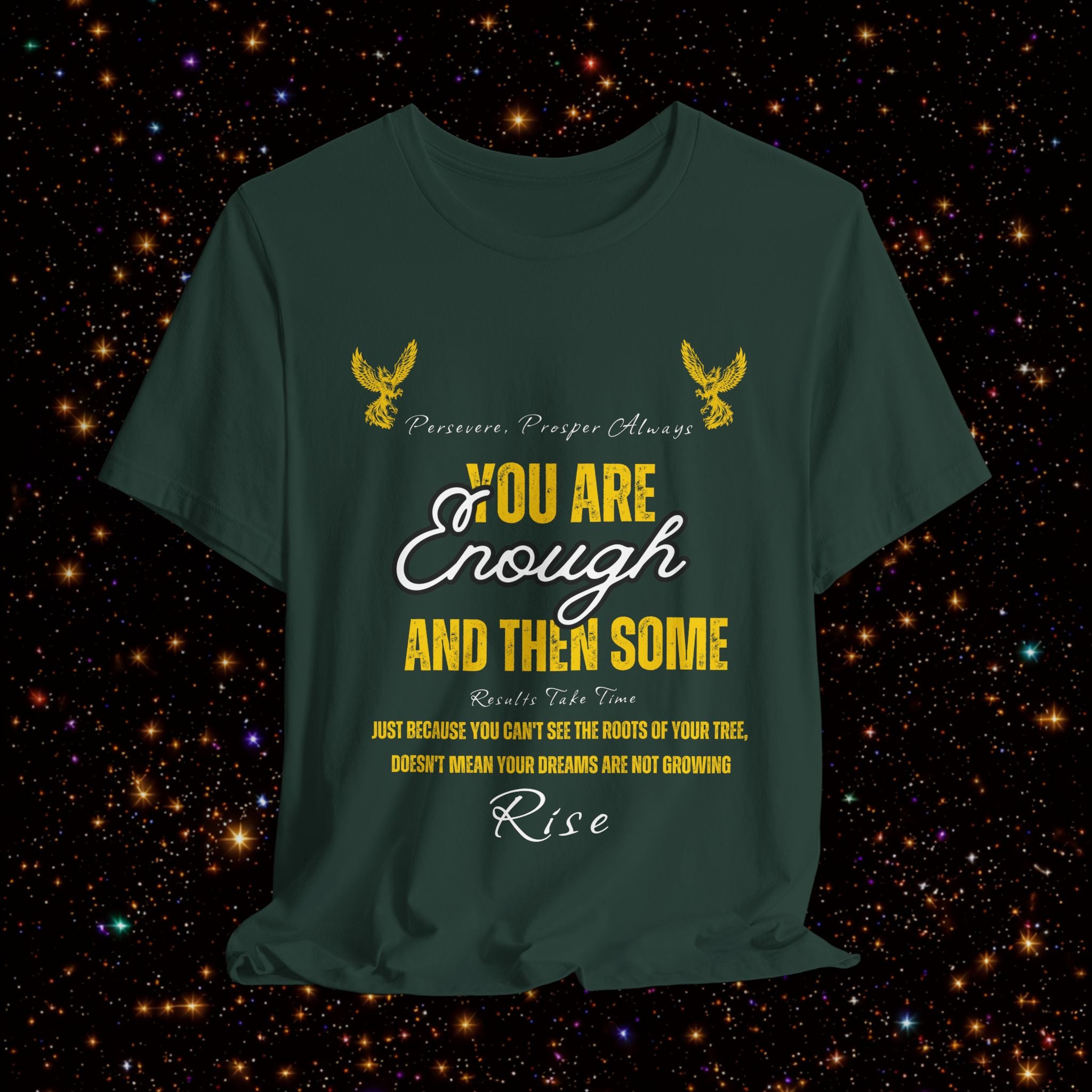 You Are Enough And Then Some T‑Shirt — Inspirational Mental Health Tee with "You Are Enough and Then Some" Quote
