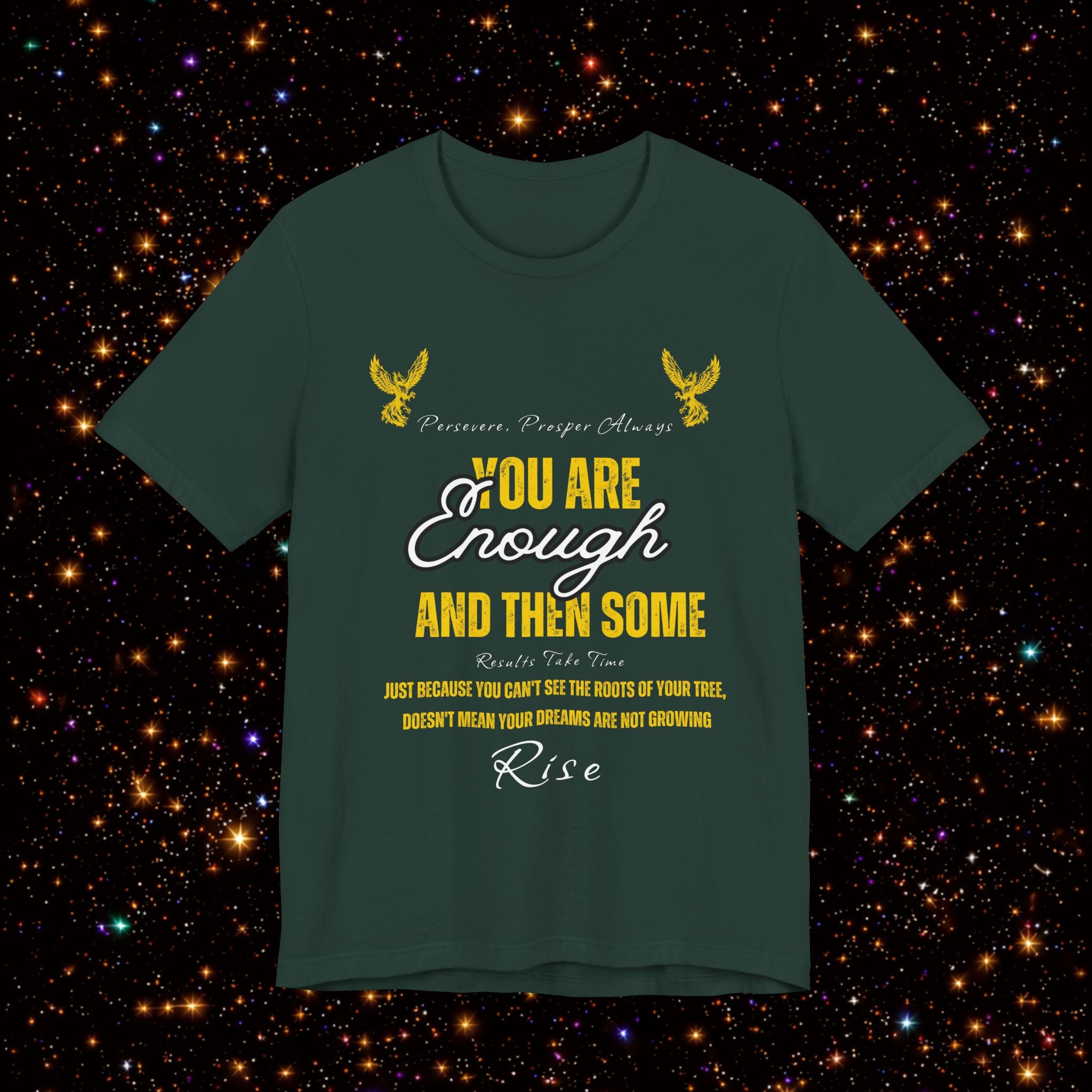 You Are Enough And Then Some T‑Shirt — Inspirational Mental Health Tee with "You Are Enough and Then Some" Quote