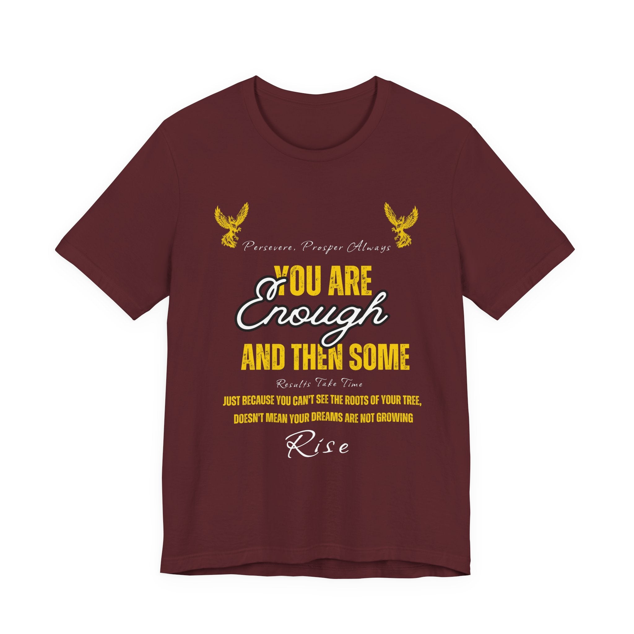 You Are Enough And Then Some T‑Shirt — Inspirational Mental Health Tee with "You Are Enough and Then Some" Quote