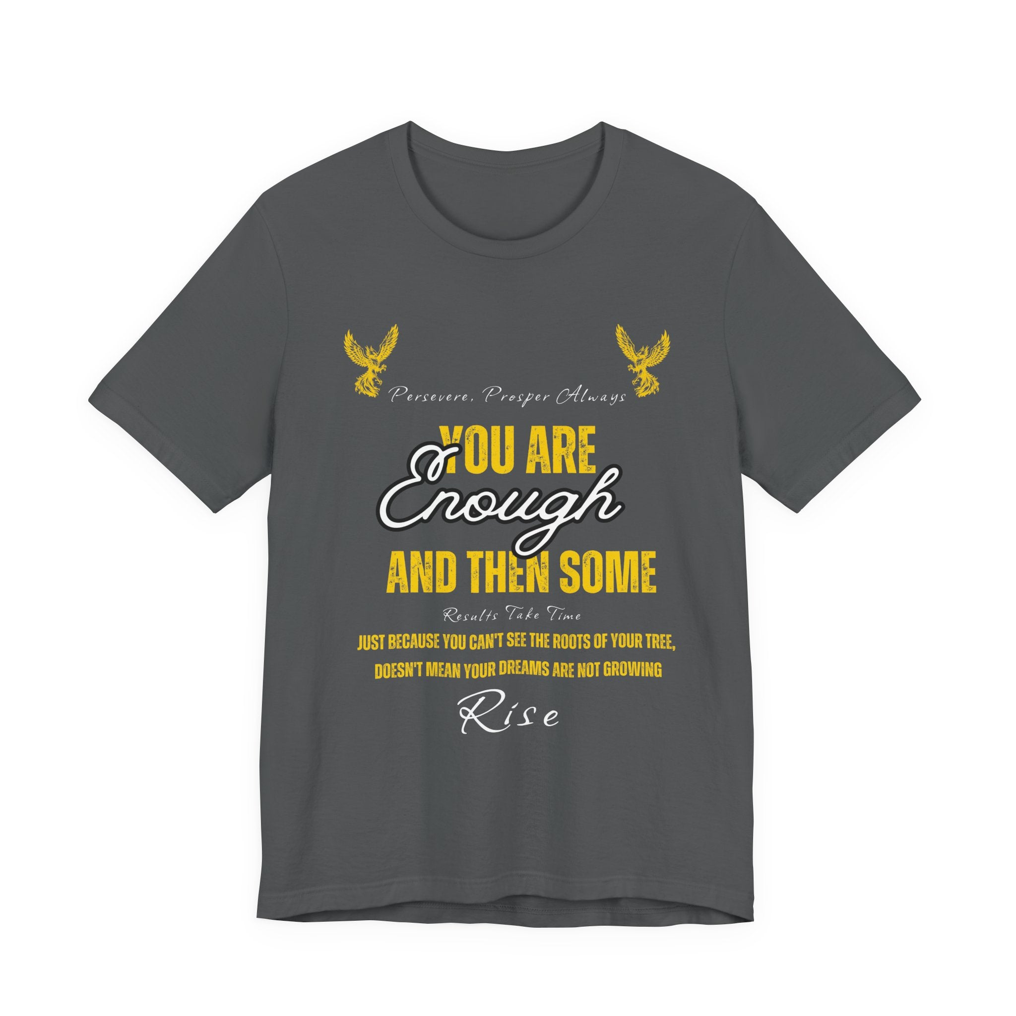 You Are Enough And Then Some T‑Shirt — Inspirational Mental Health Tee with "You Are Enough and Then Some" Quote