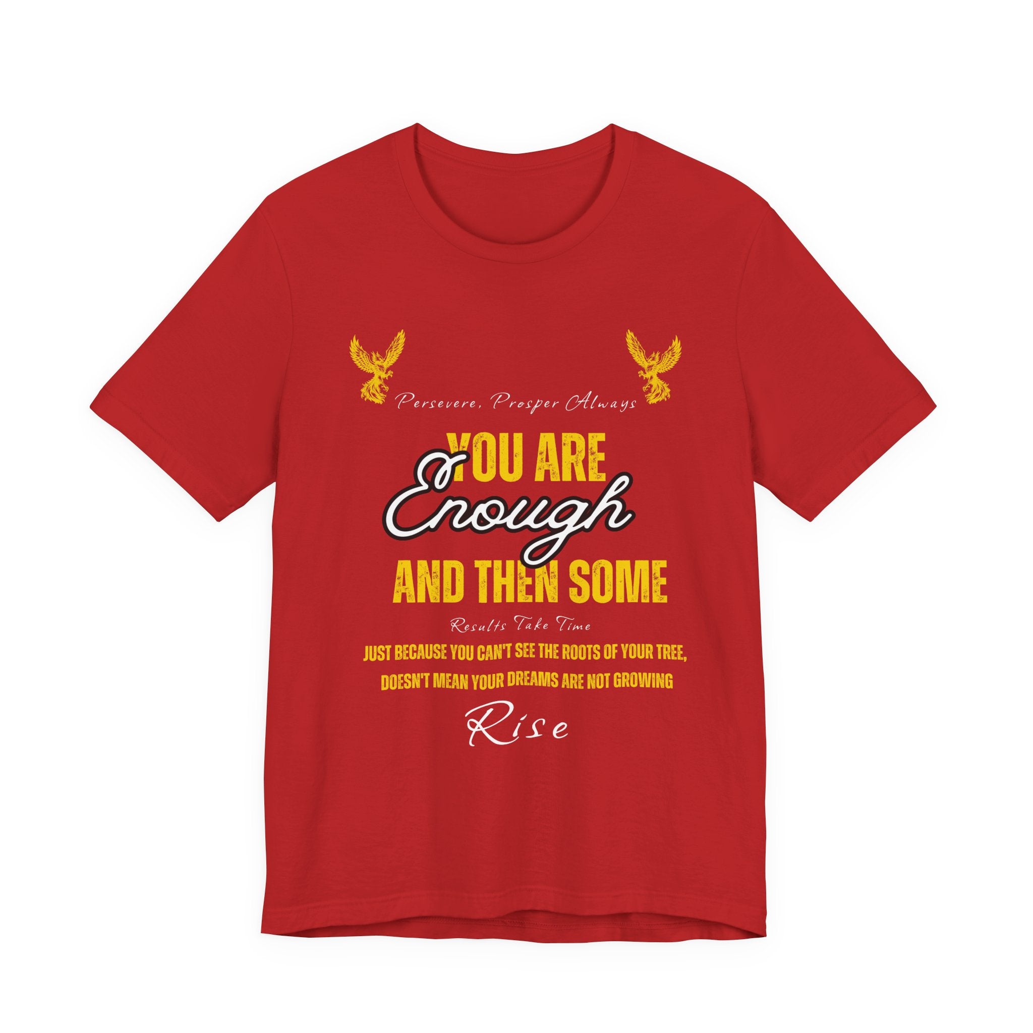 You Are Enough And Then Some T‑Shirt — Inspirational Mental Health Tee with "You Are Enough and Then Some" Quote