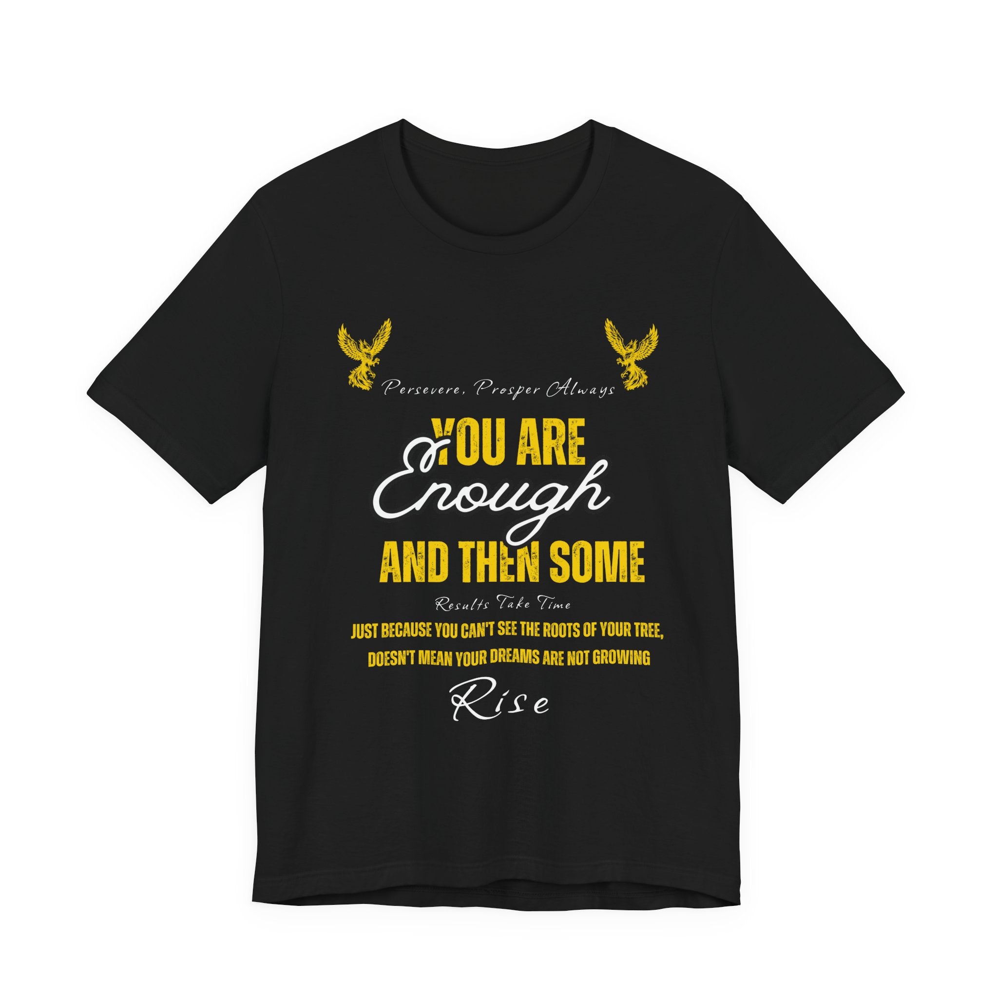 You Are Enough And Then Some T‑Shirt — Inspirational Mental Health Tee with "You Are Enough and Then Some" Quote