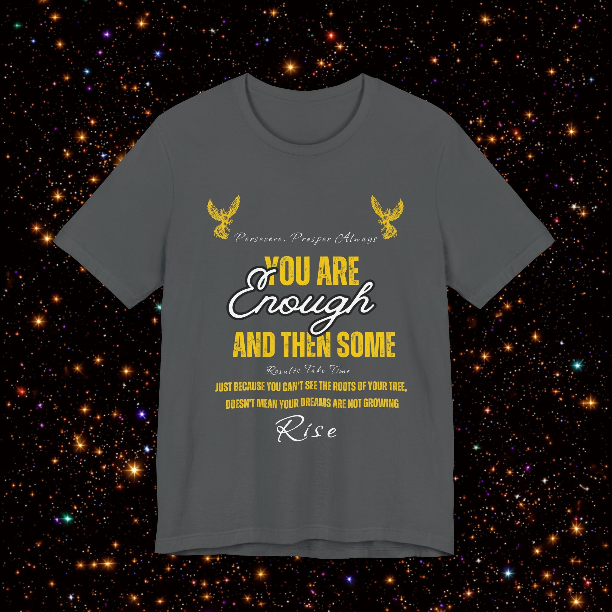 You Are Enough And Then Some T‑Shirt — Inspirational Mental Health Tee with "You Are Enough and Then Some" Quote