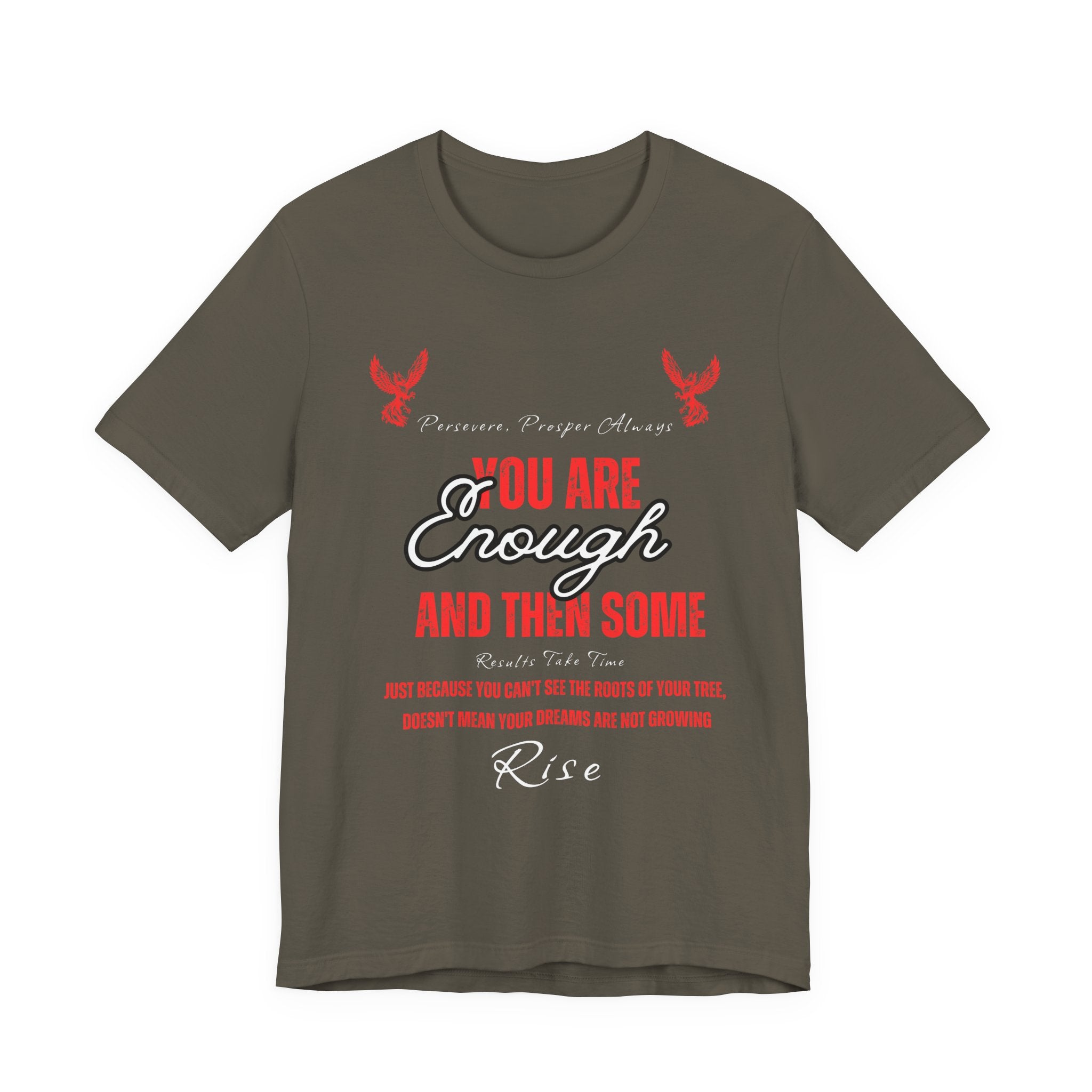 You Are Enough And Then Some T‑Shirt — Inspirational Mental Health Tee with "You Are Enough and Then Some" Quote
