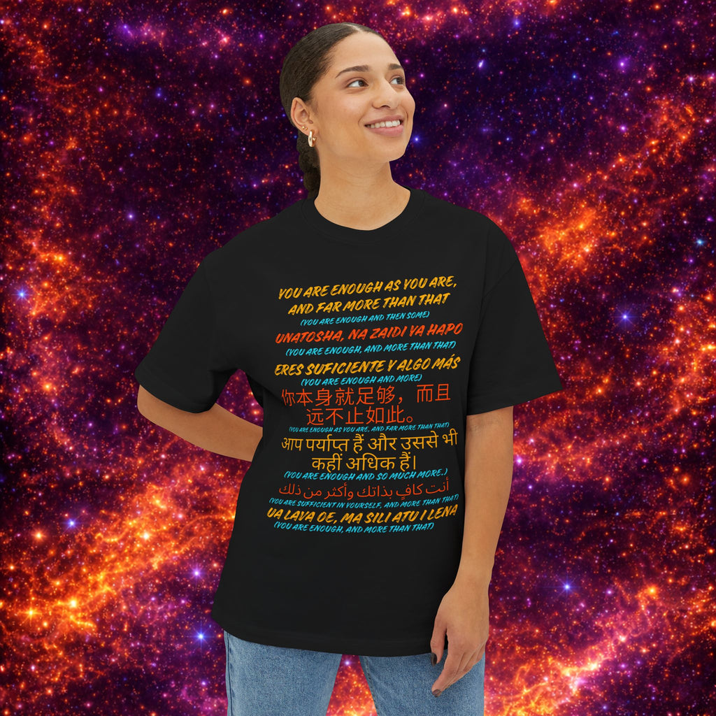 Perseverance Inc. - Different Voices, Same Message - Seven Councils Unisex Oversized Boxy Tee