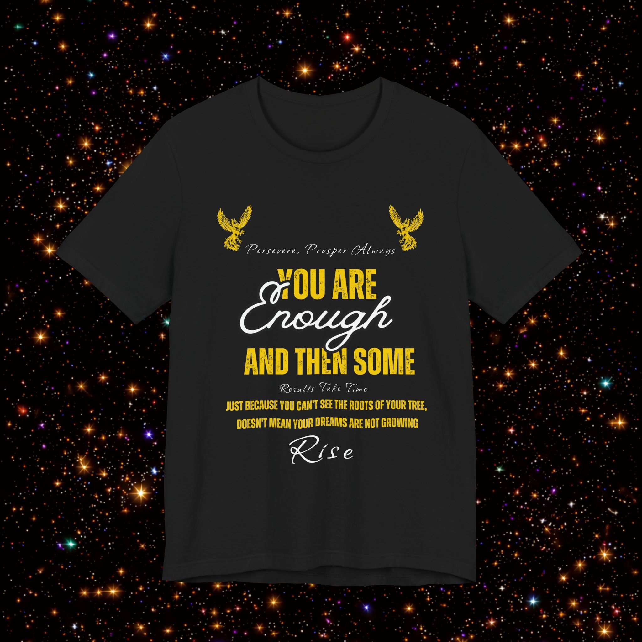 You Are Enough And Then Some T‑Shirt — Inspirational Mental Health Tee with "You Are Enough and Then Some" Quote