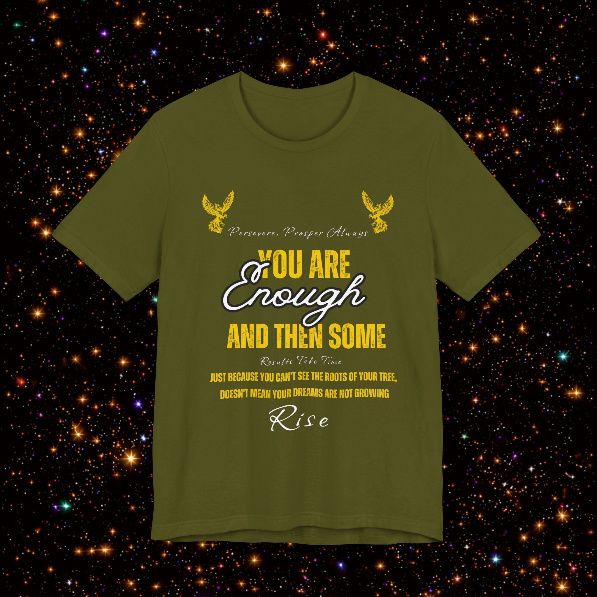 You Are Enough And Then Some T‑Shirt — Inspirational Mental Health Tee with "You Are Enough and Then Some" Quote