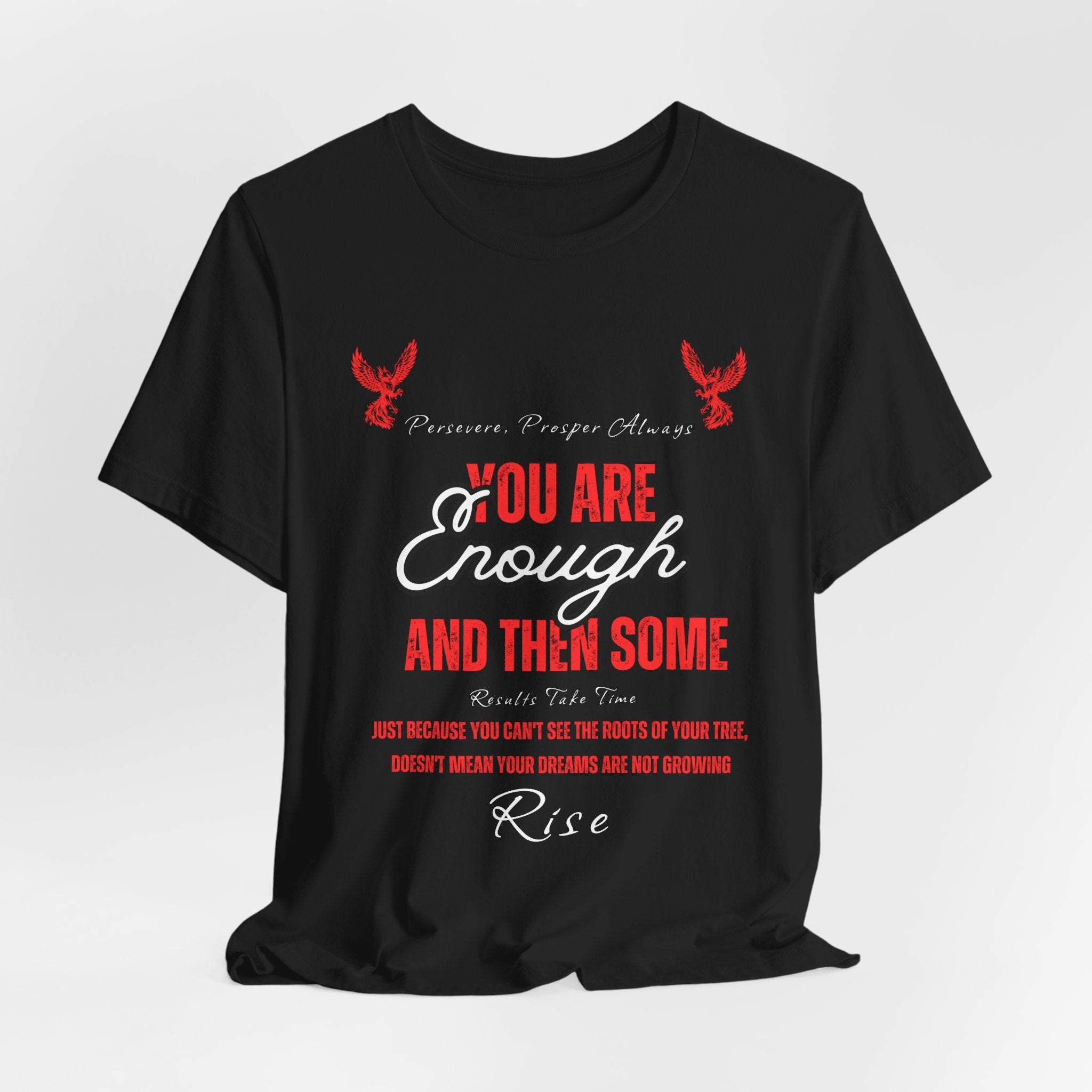 You Are Enough And Then Some T‑Shirt — Inspirational Mental Health Tee with "You Are Enough and Then Some" Quote