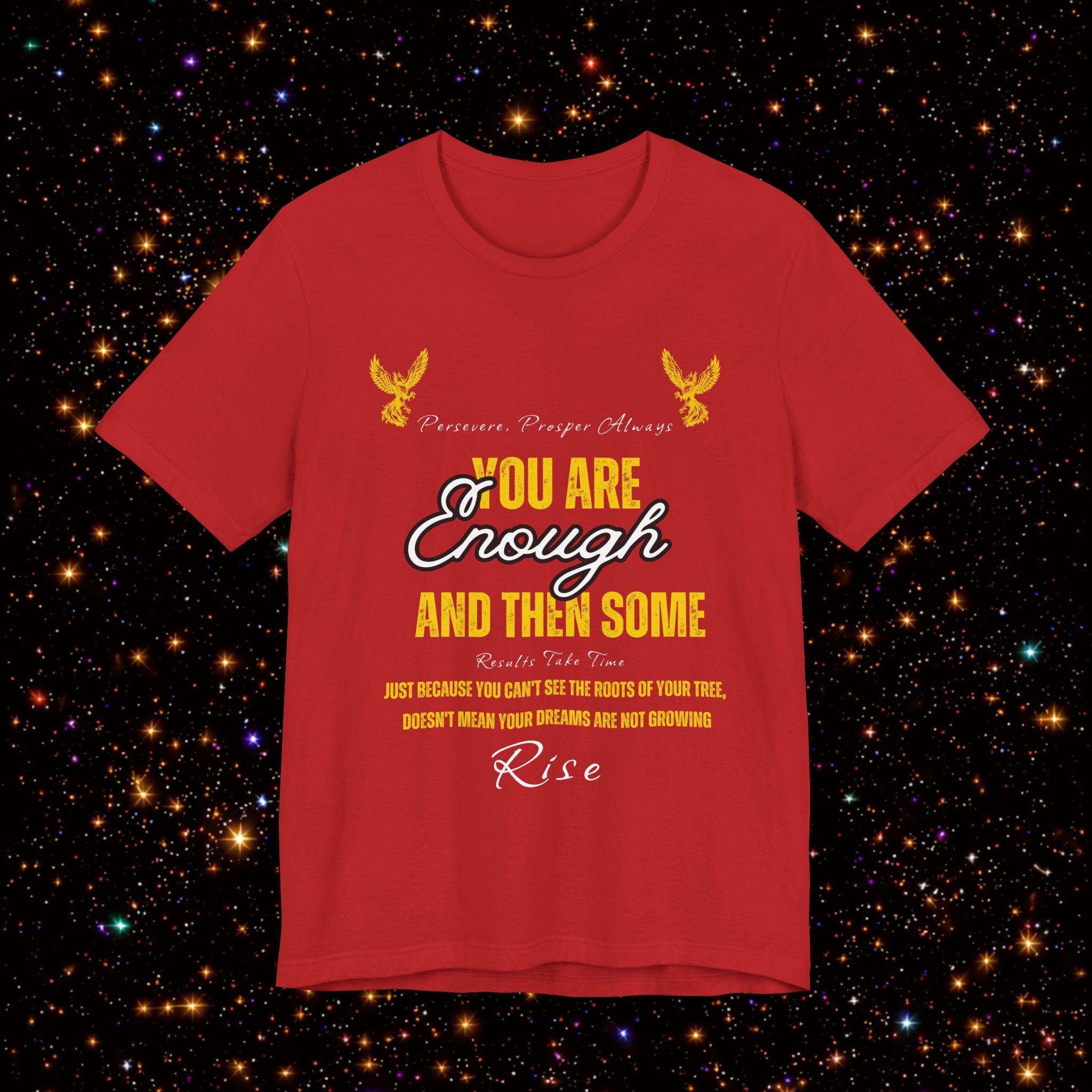 You Are Enough And Then Some T‑Shirt — Inspirational Mental Health Tee with "You Are Enough and Then Some" Quote