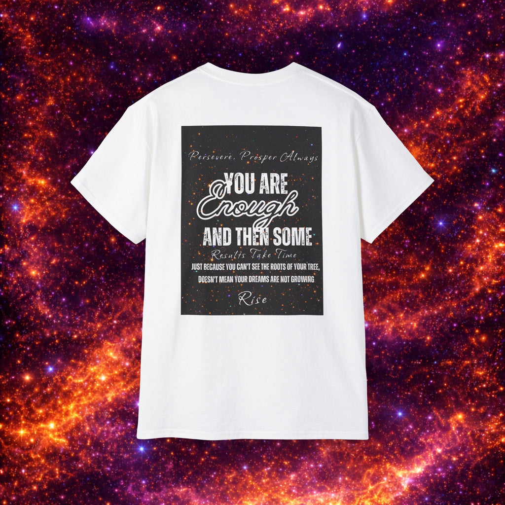 I Am Enough Graphic Phoenix Tee — Inspirational Self-Love Shirt