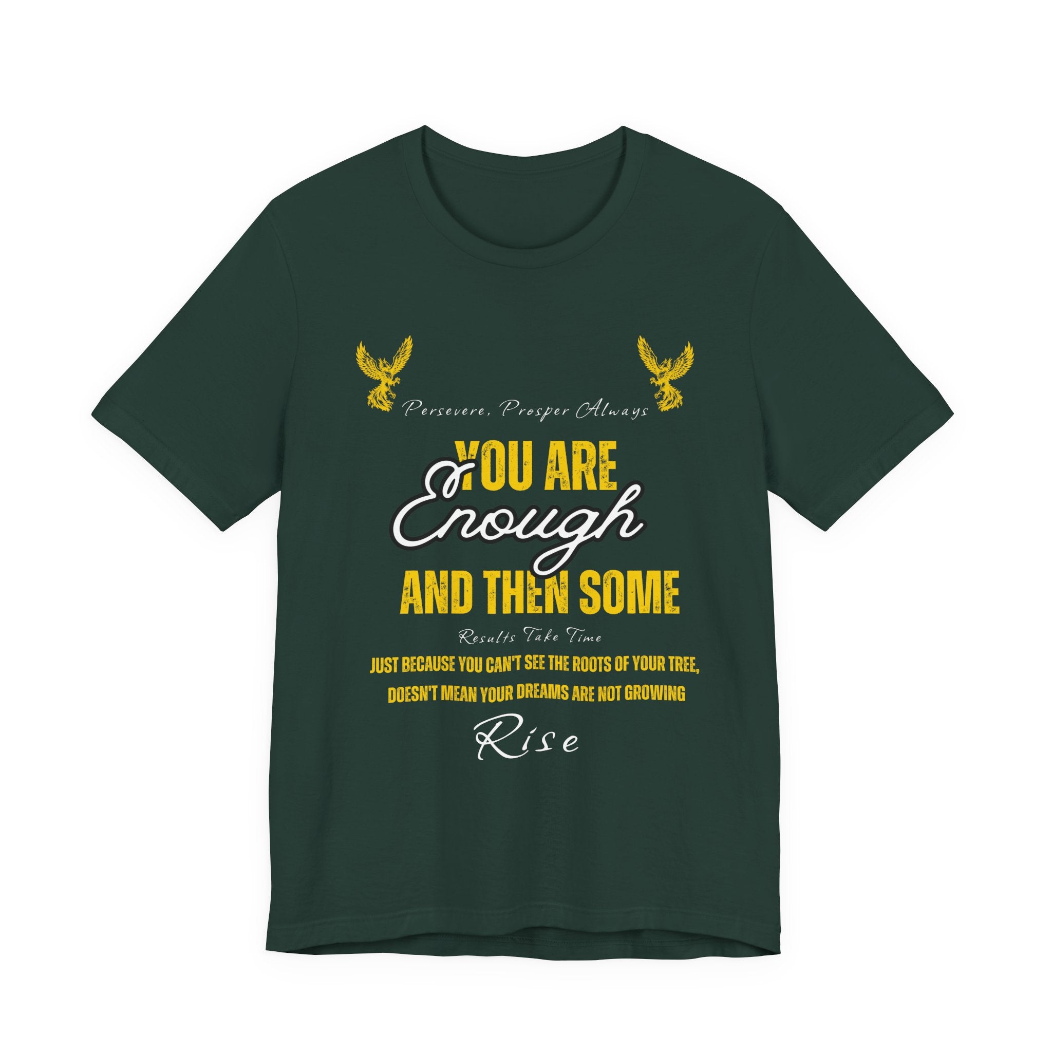 You Are Enough And Then Some T‑Shirt — Inspirational Mental Health Tee with "You Are Enough and Then Some" Quote